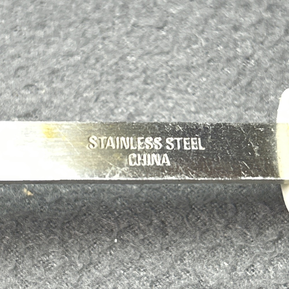 Vintage Green Pasta Serving Spoon Mid-Century Kitchenware - Picture 7 of 7